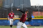 Baseball vs MIT  Wheaton College Baseball vs MIT in the  NEWMAC Championship game. - (Photo by Keith Nordstrom) : Wheaton, baseball, NEWMAC